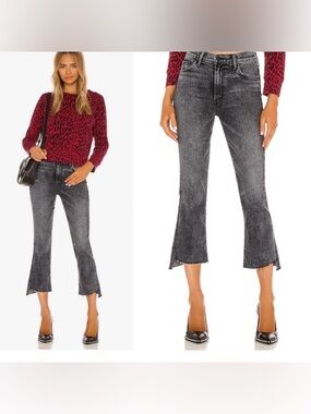Mother the insider step fray crop train stop $268 retail